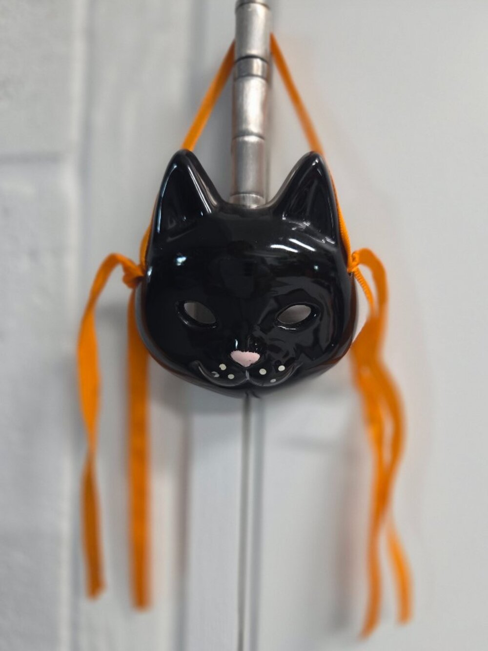 Ceramic Black Cat Head